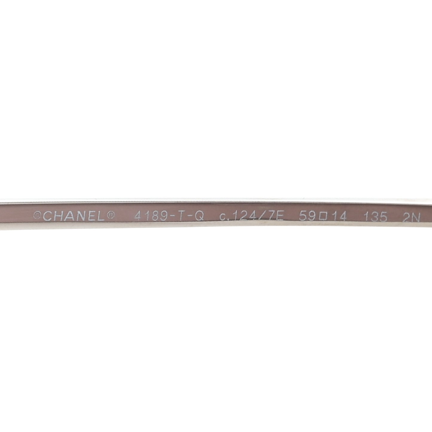 Metal Aviator CC Sunglasses 4189-T-Q Pink