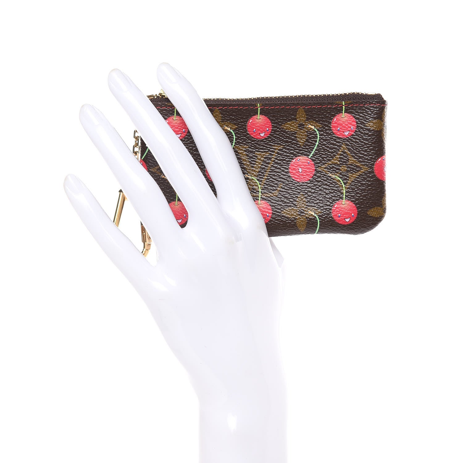 Louis Vuitton Monogram Cerises Key Pouch 2 of 9
