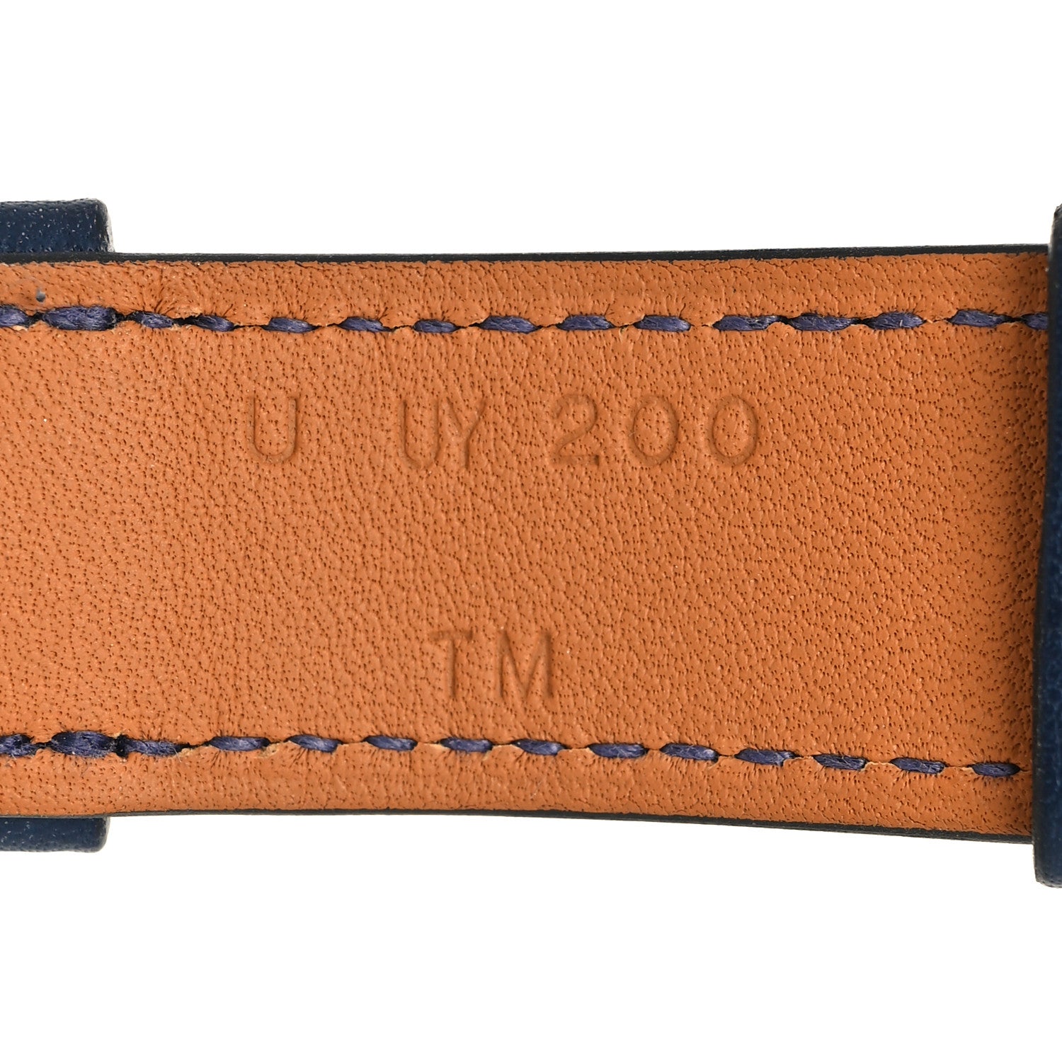 Hermes Swift 40mm Apple Watch Single Tour Band Deep Bleu 4 of 4