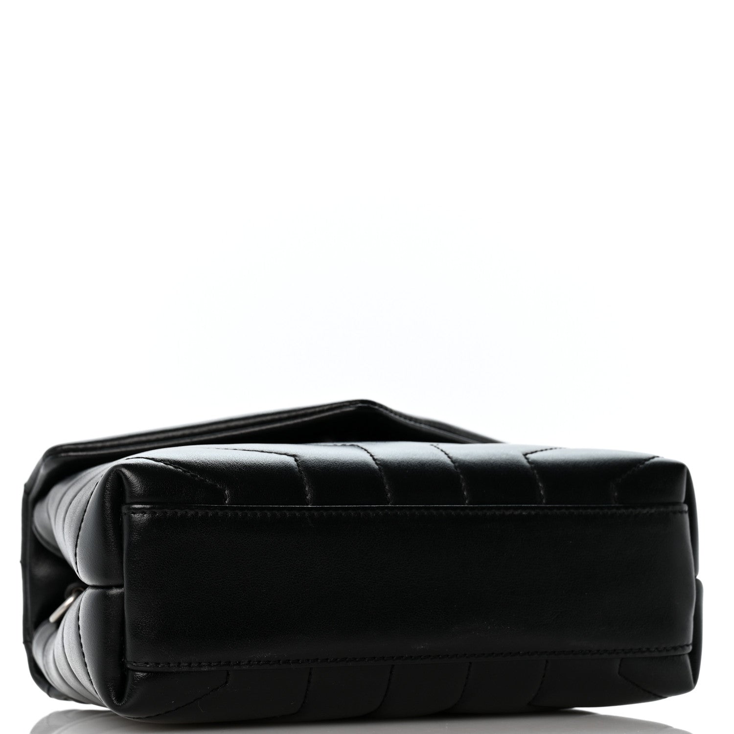 Saint Laurent Calfskin Y Quilted Monogram Toy Loulou Crossbody Bag Black 3 of 11