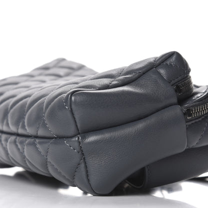 Chanel Calfskin Quilted Waist Bag Dark Grey 7 of 11