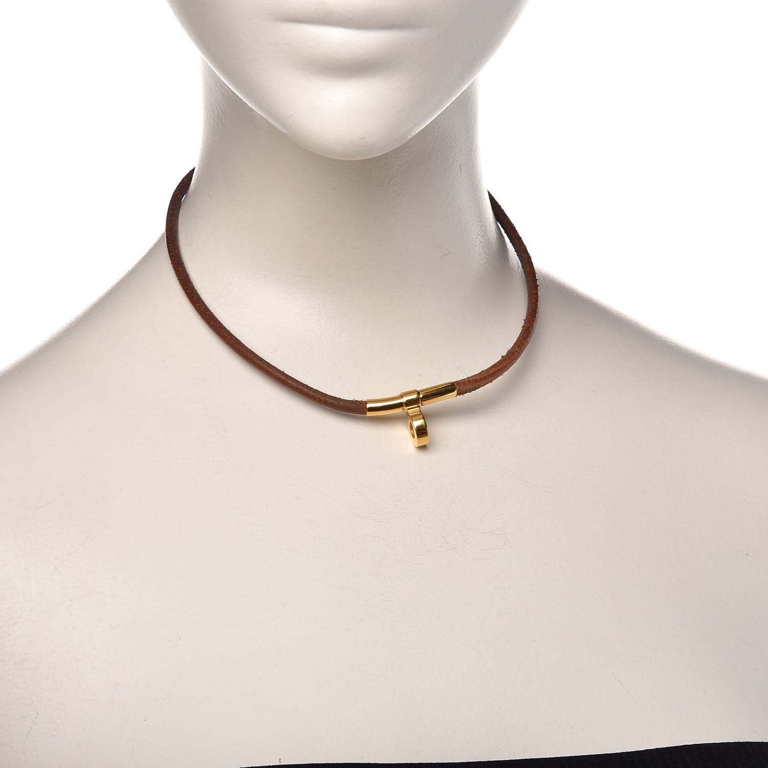 Hermes Natural Bridle Cadena Choker Necklace 2 of 3