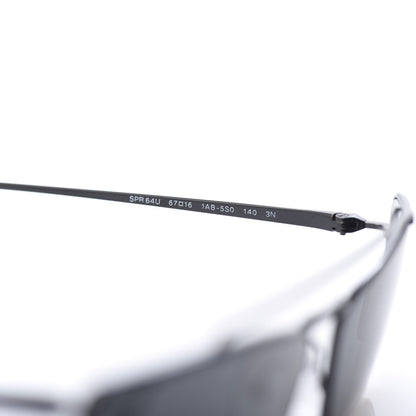 Prada Cat Eye Sunglasses SPR 64U Black 5 of 7