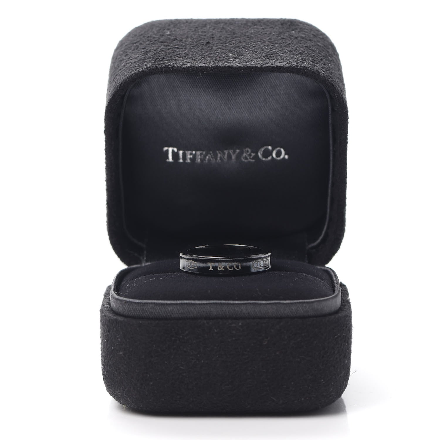 Tiffany Titanium 4mm 1837 Narrow Ring 48 4.5 5 of 5