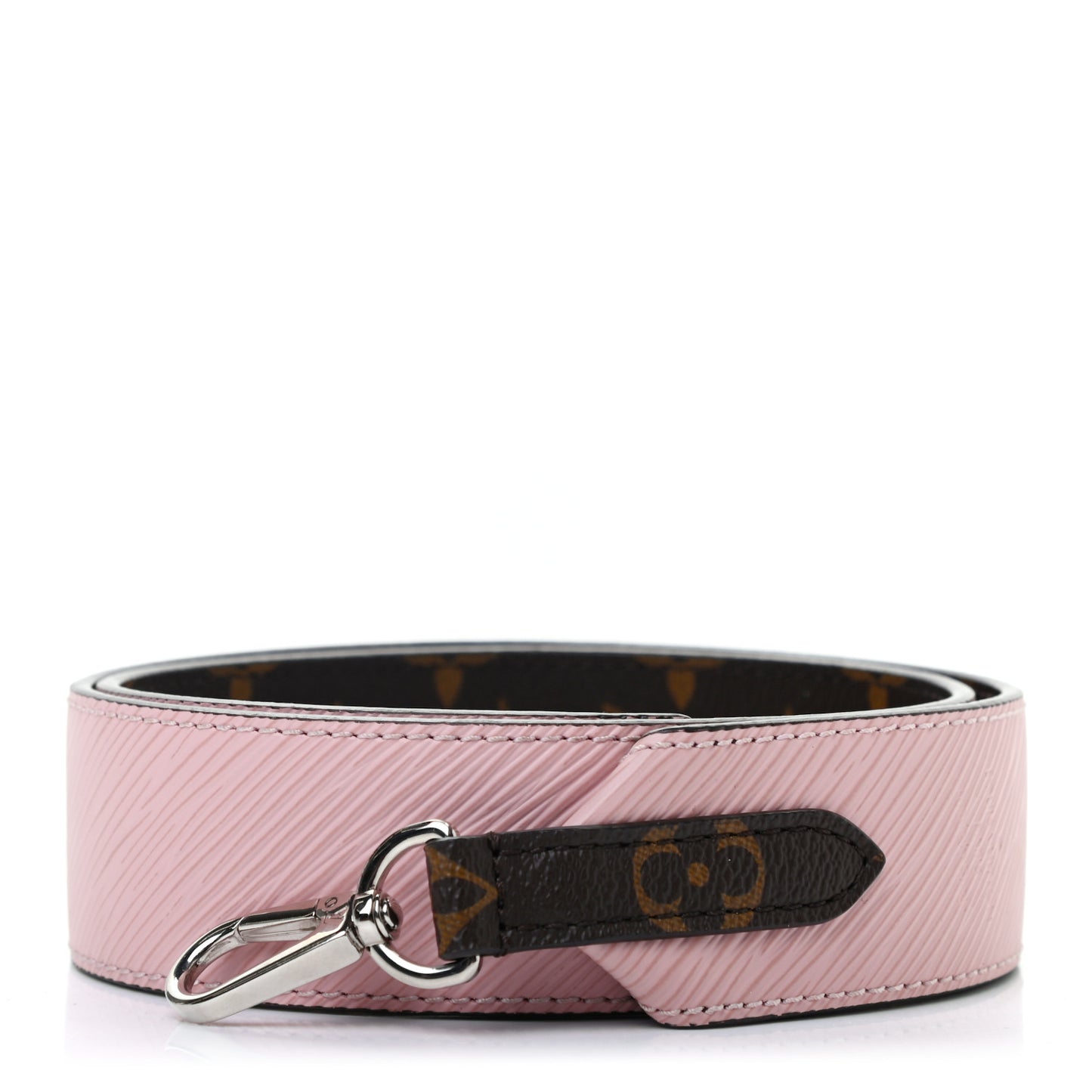Epi Monogram Bandouliere Shoulder Strap Rose Ballerine