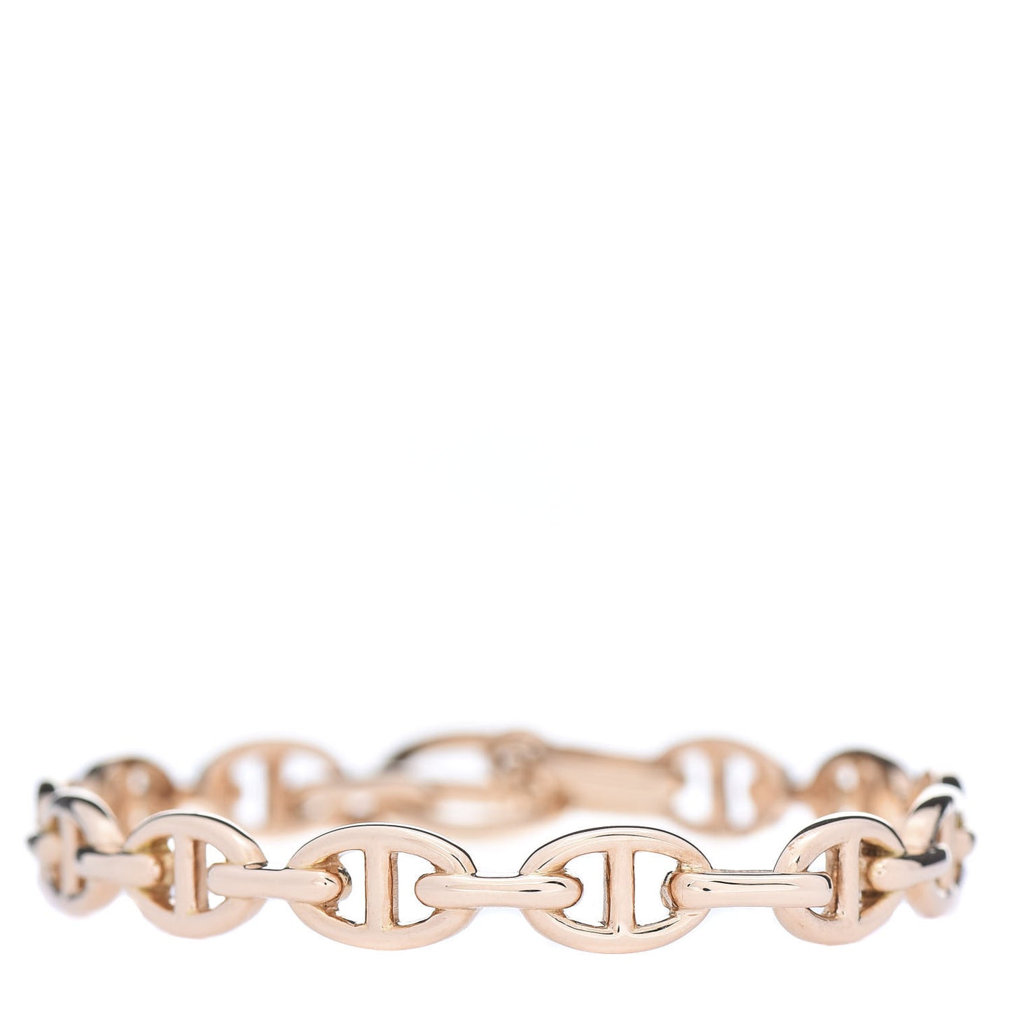 18K Rose Gold PM Chaine d'Ancre Enchainee Bracelet SH