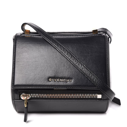 Givenchy Textured Calfskin Mini Pandora Box Crossbody Bag Black 1 of 15