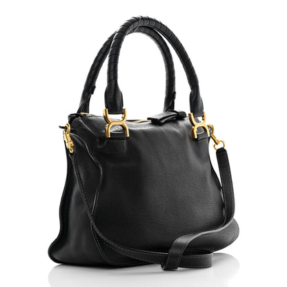 Chloe Calfskin Medium Marcie Satchel Black 3 of 18