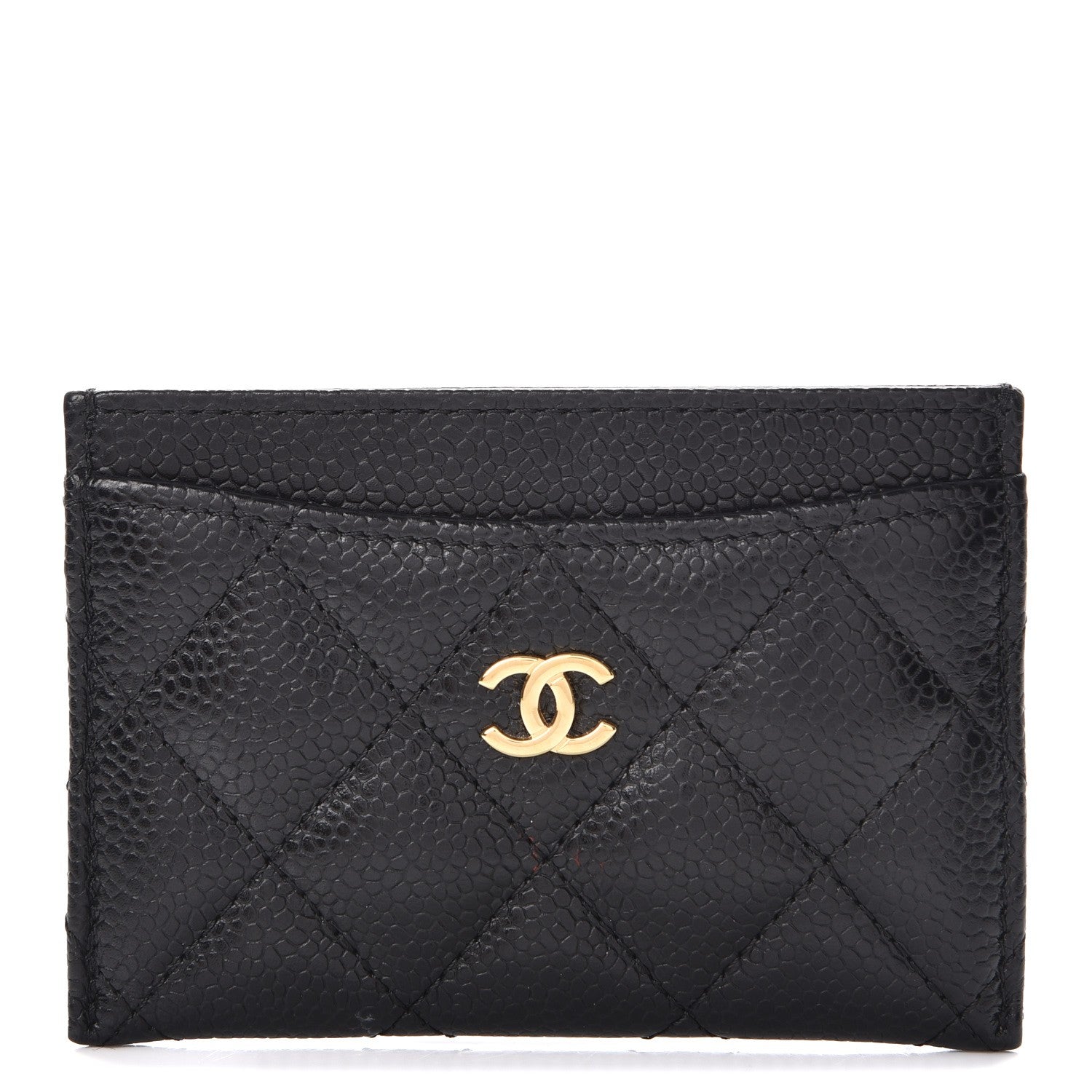 Chanel Caviar Quilted Card Holder Black 1 of 9