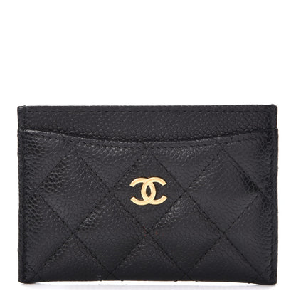 Chanel Caviar Quilted Card Holder Black 1 of 9