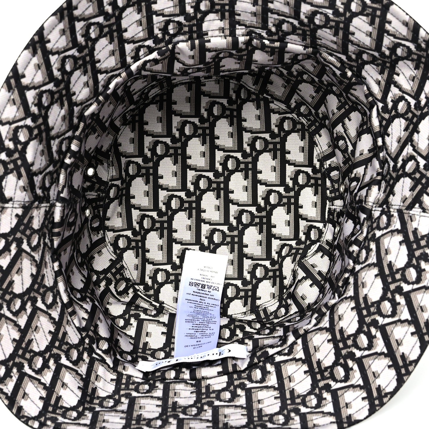 Oblique Reversible Teddy-D Brim Bucket Hat 59 Black