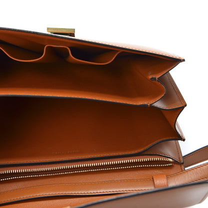 Celine Box Calfskin Medium Classic Box Flap Bag Chestnut 4 of 9