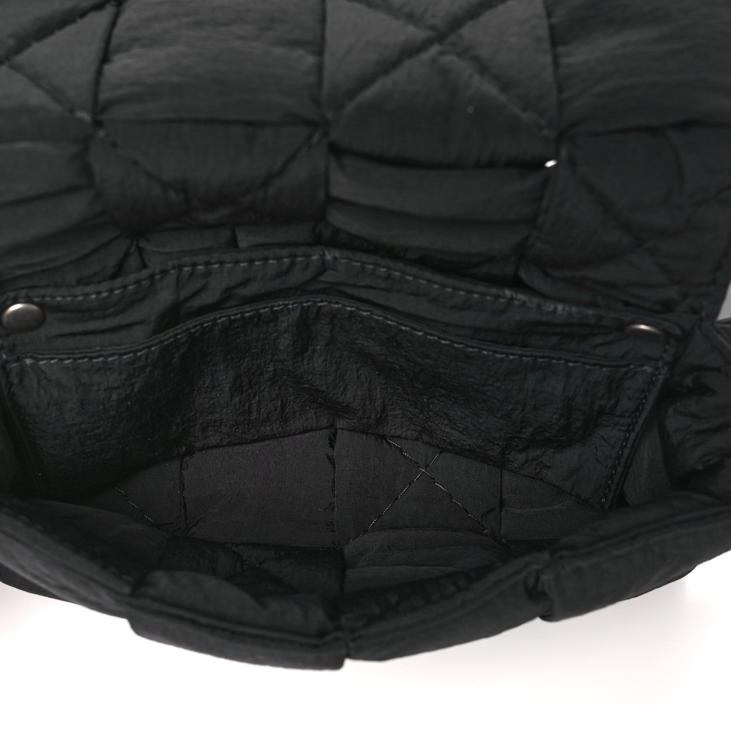 Bottega Veneta Nylon Intrecciato Padded Tech Mini Cassette Belt Bag Black 5 of 10
