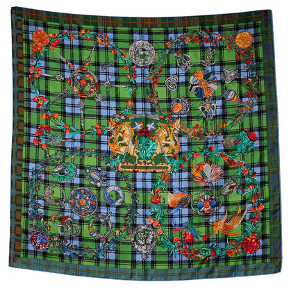 Hermes Silk Fleurs D'Ecosse Scarf 90 2 of 4