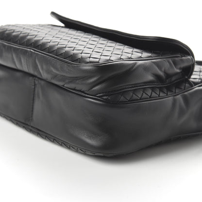 Bottega Veneta Nappa Intrecciato Messenger Bag Black 7 of 9