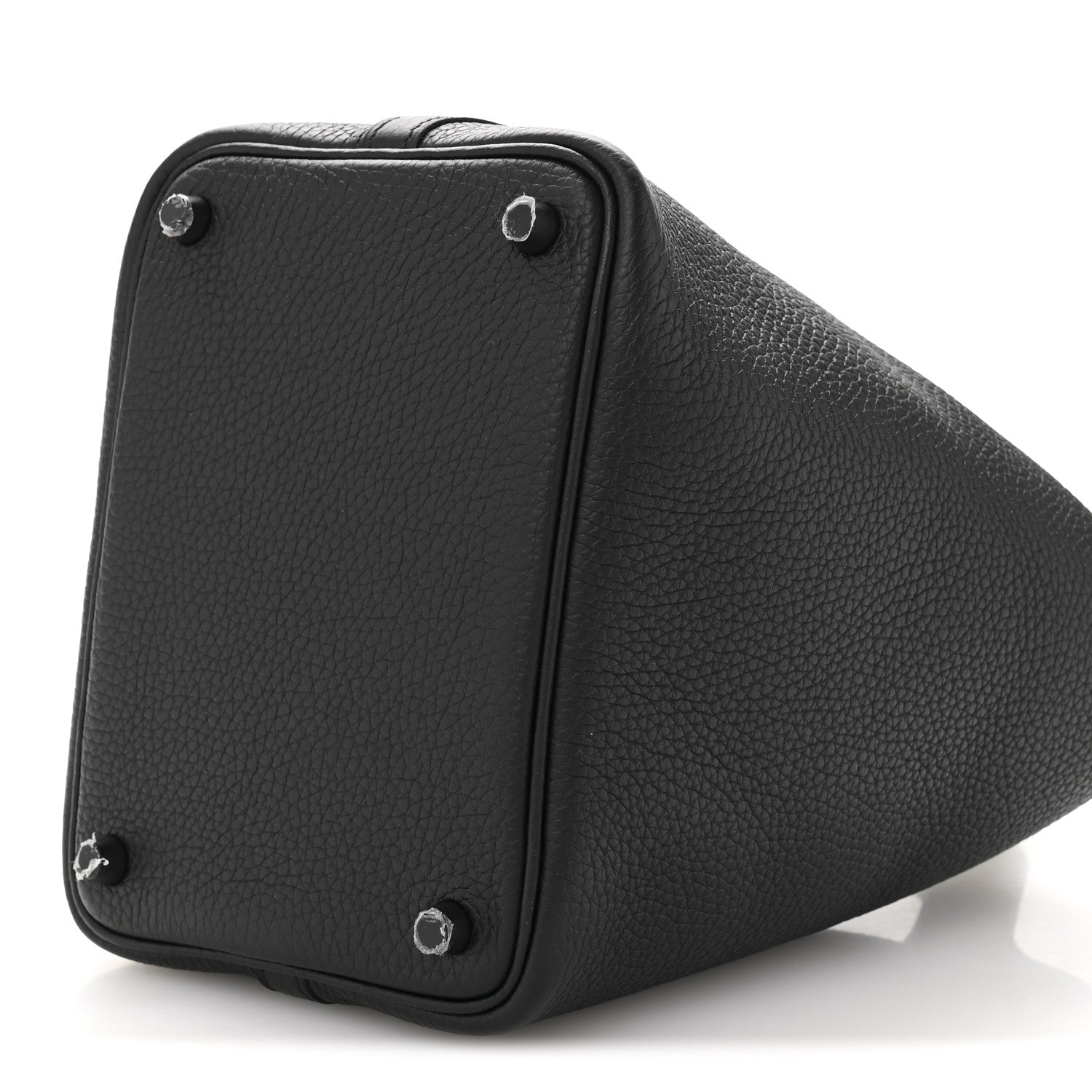 Hermes Taurillon Clemence Monochrome Picotin Lock 18 PM Black 10 of 11