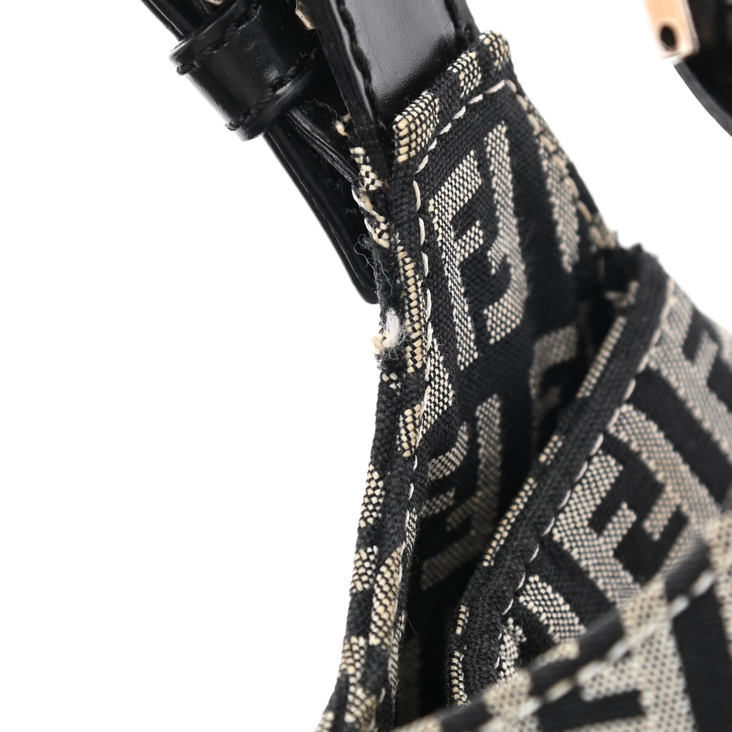 Zucchino Shoulder Bag Black White