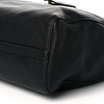 Prada Vitello Daino Tote Black 9 of 10