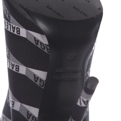 Balenciaga Spandex Losange Monogram 110mm Booties 39 Gris Black 6 of 7