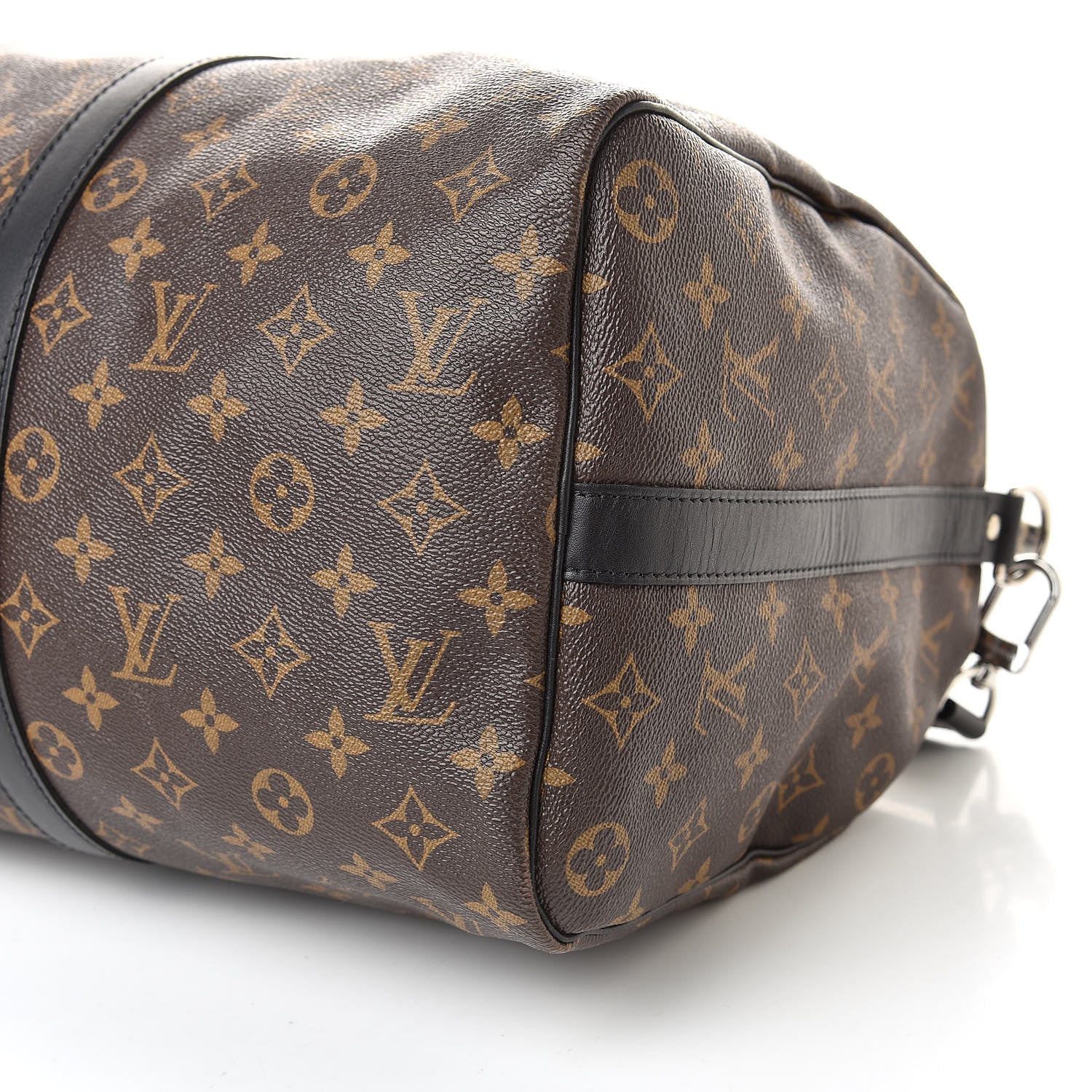 Louis Vuitton Monogram Macassar Keepall Bandouliere 45 9 of 10