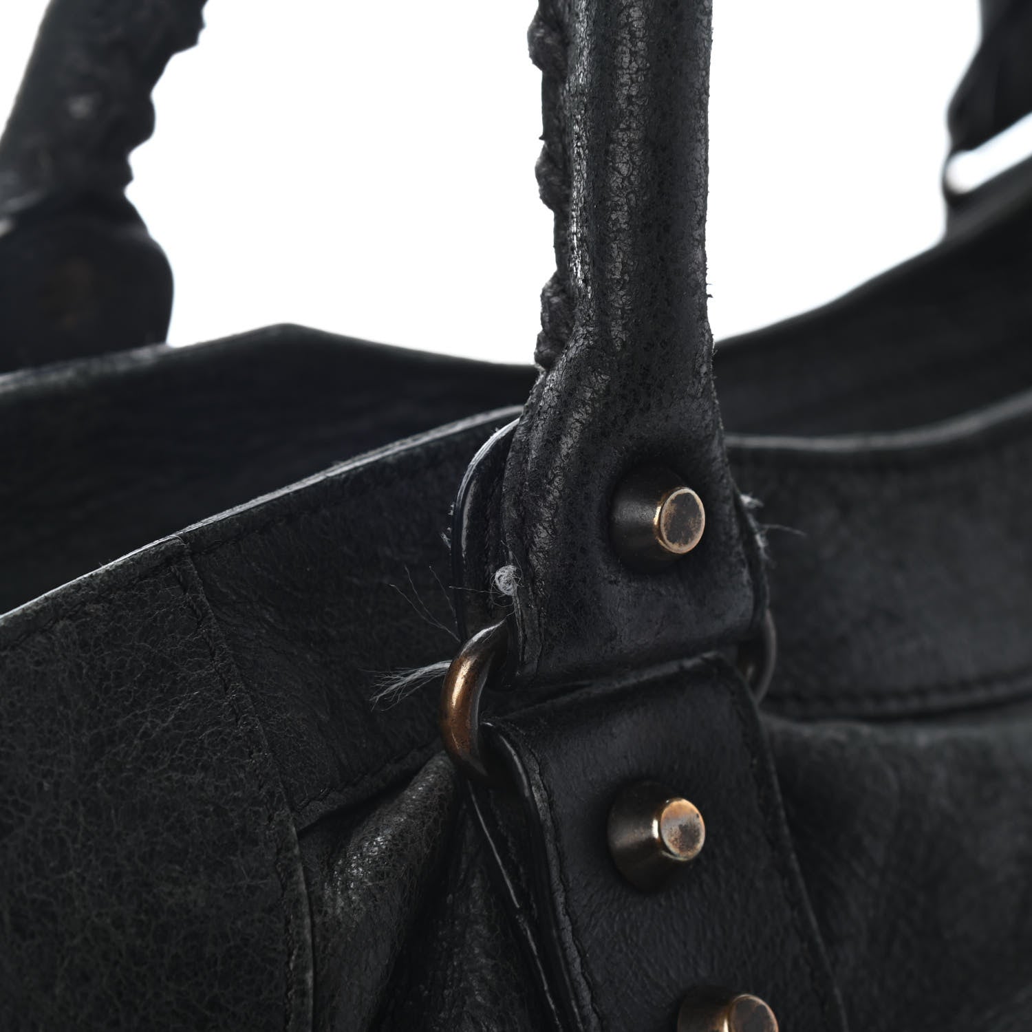 Balenciaga Agneau Classic Hardware Part Time Black 12 of 14