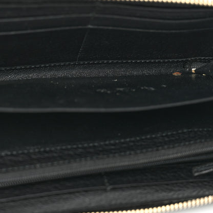 Gucci Pebbled Calfskin Soho Zip Around Wallet Black 5 of 8