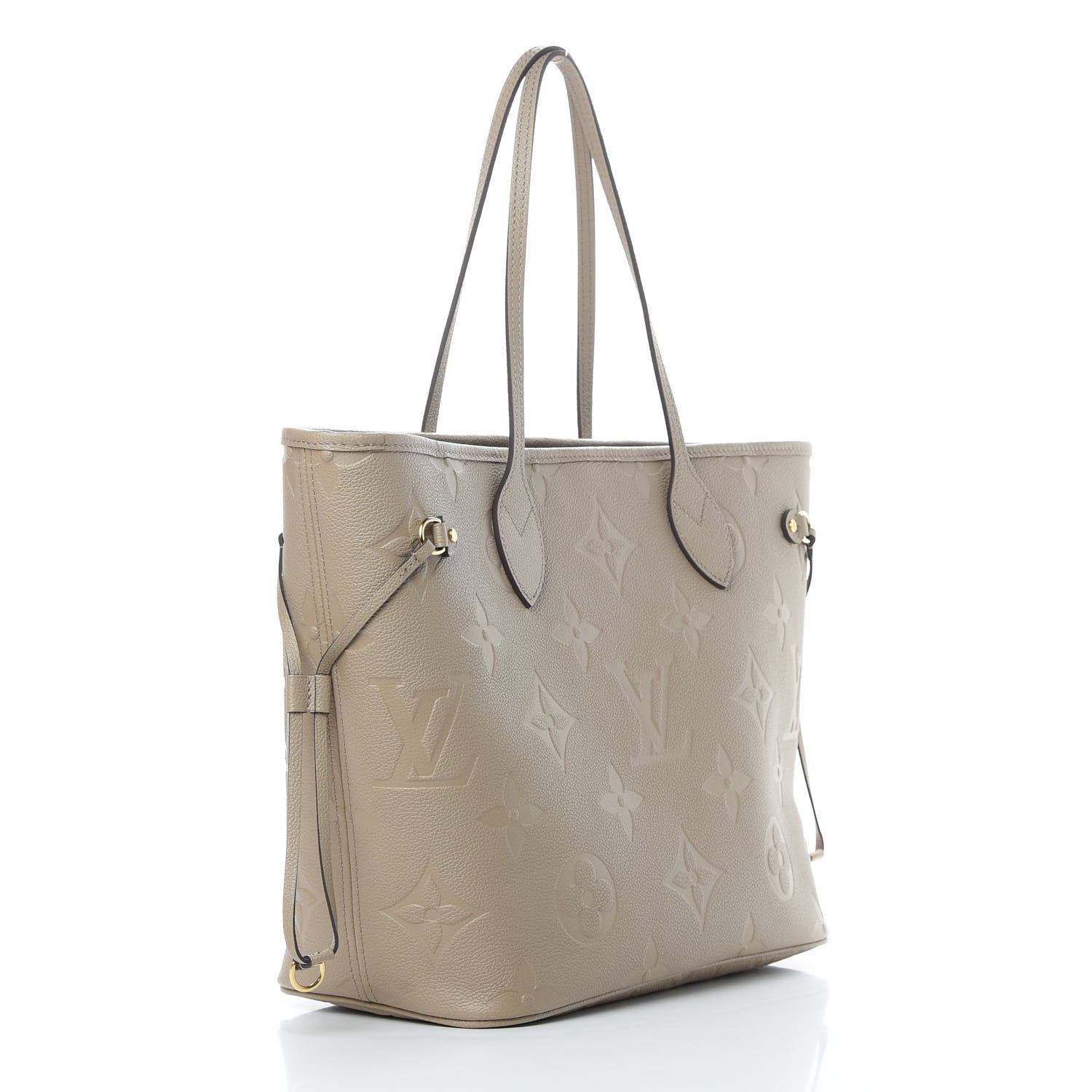 Louis Vuitton Empreinte Monogram Giant Neverfull MM Tourterelle 3 of 11