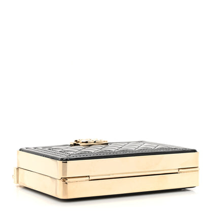 Chanel Patent Calfskin Boy Minaudiere Black 4 of 11