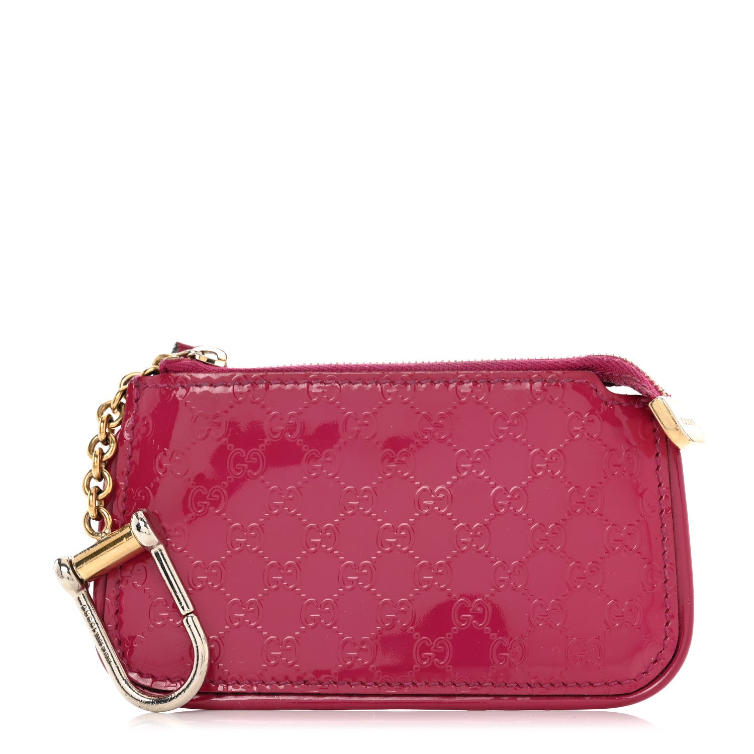 Gucci Patent Microguccissima Key Case Rose Bed 1 of 7