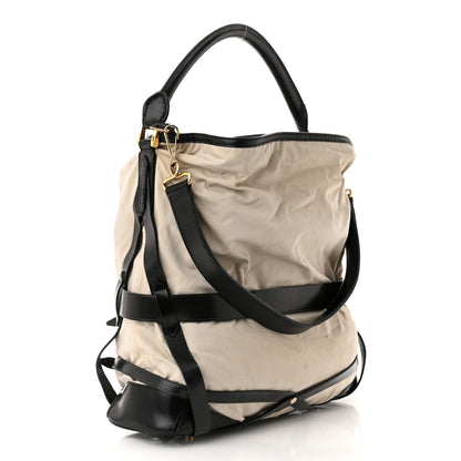 Burberry Nylon Bridle Calfskin Medium Gosford Hobo Trench 3 of 23