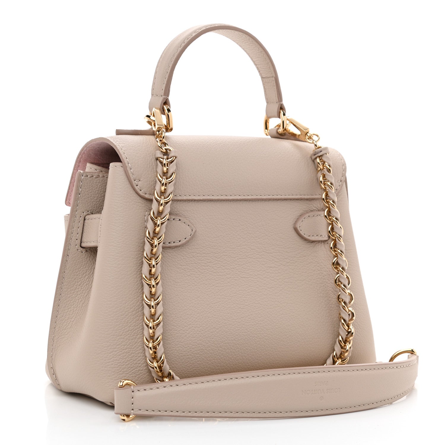 Louis Vuitton ロックエヴァーMINIライトベージュ Louis Vuitton Soft Calfskin Mini Lockme Ever Greige 1160018