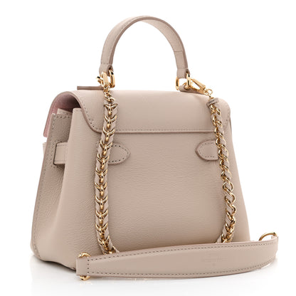 Louis Vuitton Soft Calfskin Mini Lockme Ever Greige 3 of 7