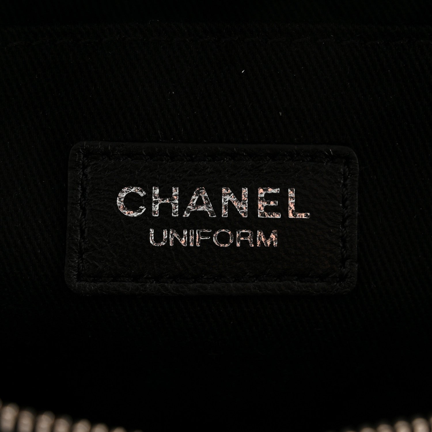 Chanel Grained Calfskin Quilted Waist Belt Bag Black 6 of 10