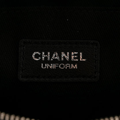 Chanel Grained Calfskin Quilted Waist Belt Bag Black 6 of 10