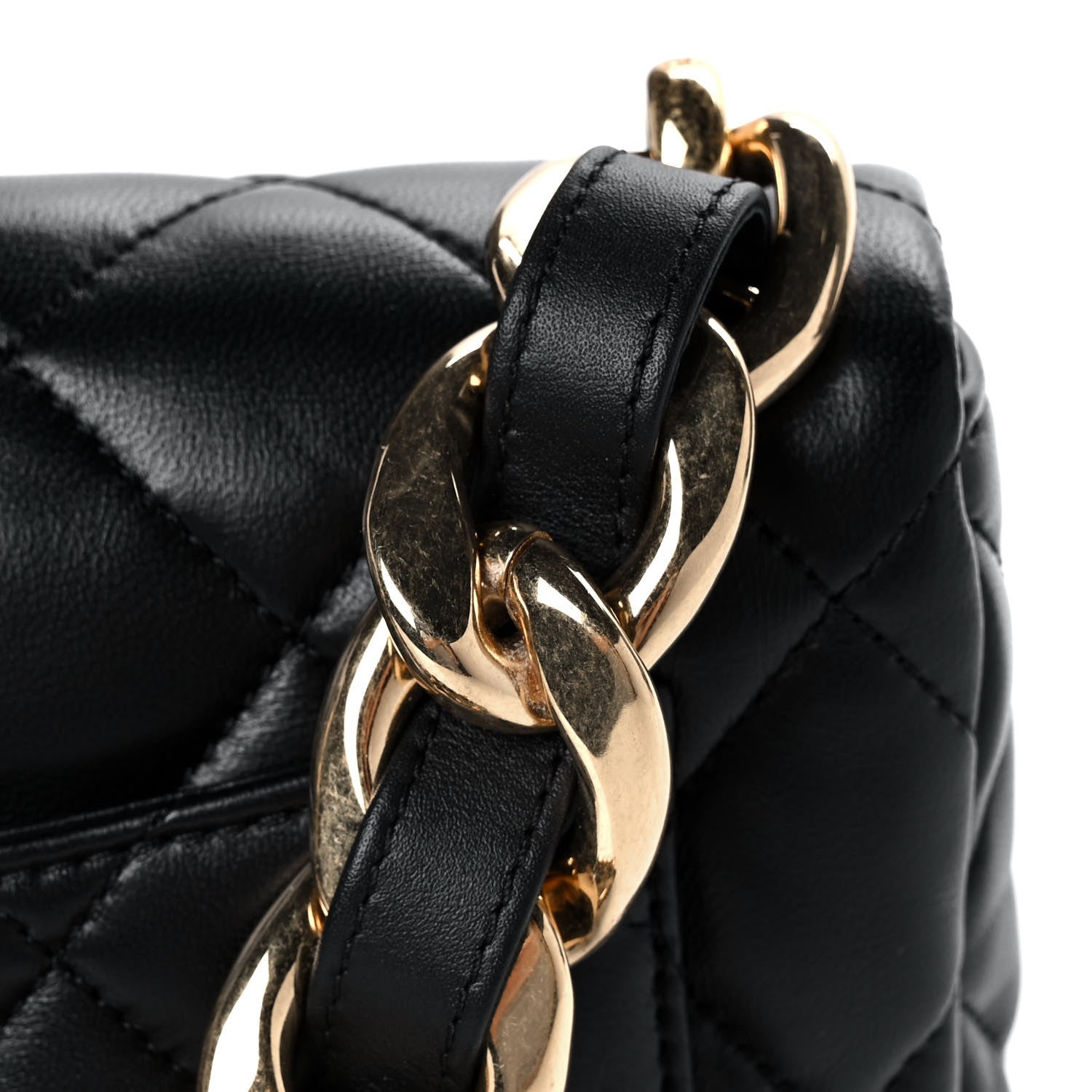 Chanel Lambskin Quilted Small Funky Town Flap Black 13 of 15