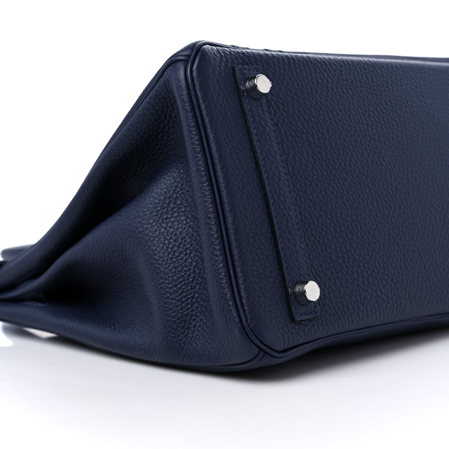 Togo Swift Officier Birkin 30 Bleu Nuit Vert Cypress