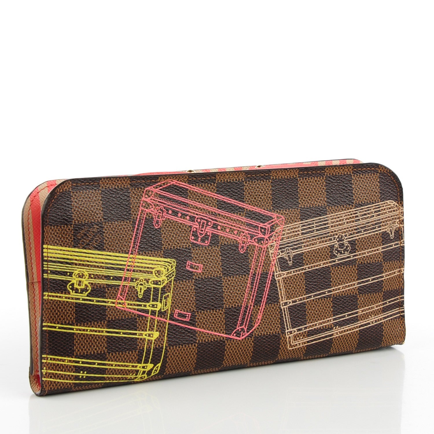 Louis Vuitton Damier Ebene 2014 Christmas Animation Insolite Wallet 3 of 7