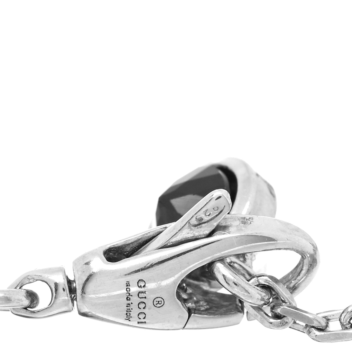 Sterling Silver Black Spinel Enamel Bosco Bracelet