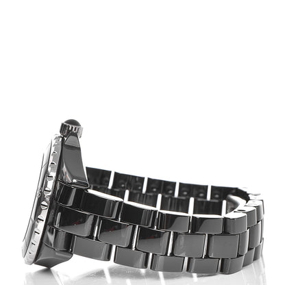 Chanel Stainless Steel Ceramic 33mm J12 Quartz Watch Black 4 of 8