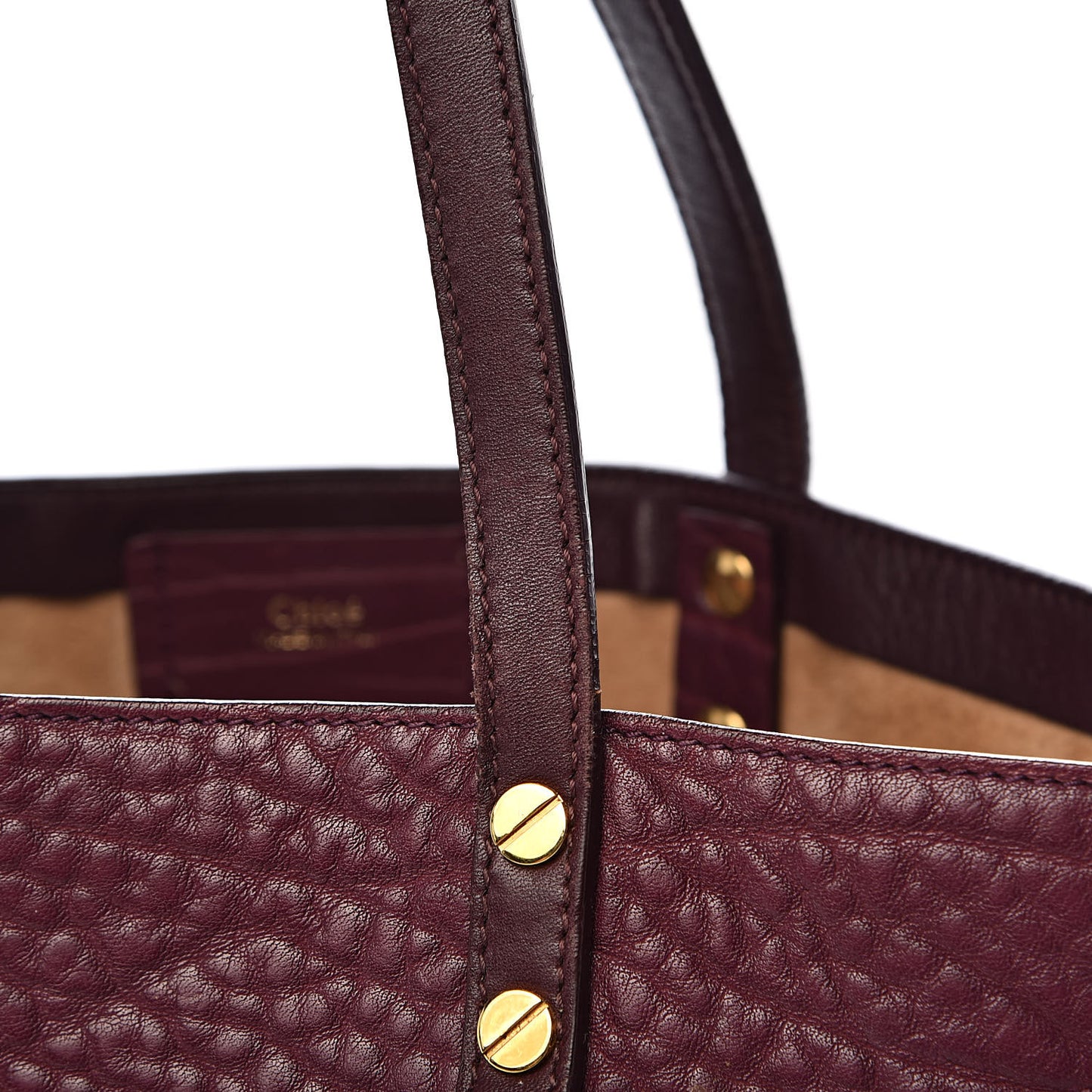 Calfskin Dilan East West Tote Wild Purple