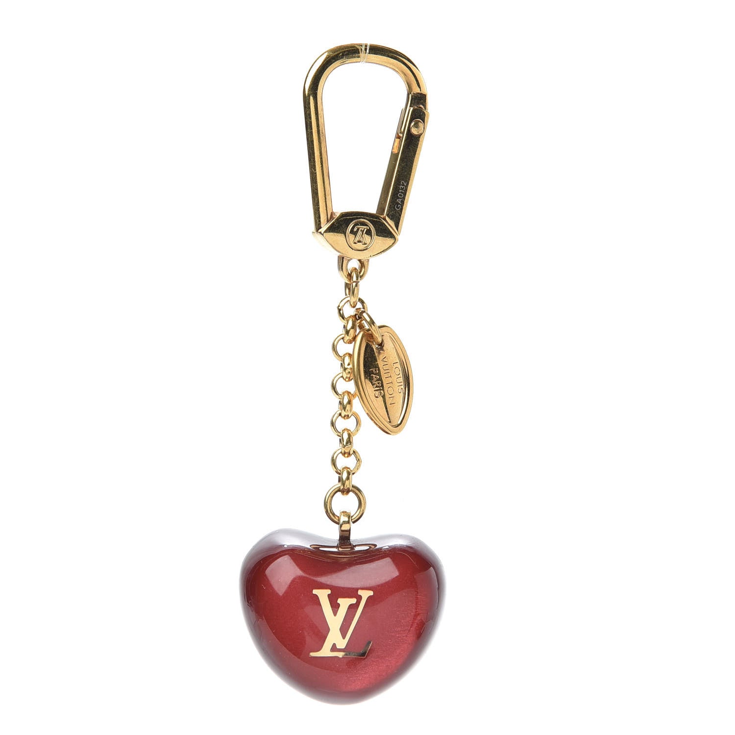 Louis Vuitton Pomme Bag Charm Key Holder Pomme D'Amour 1 of 3