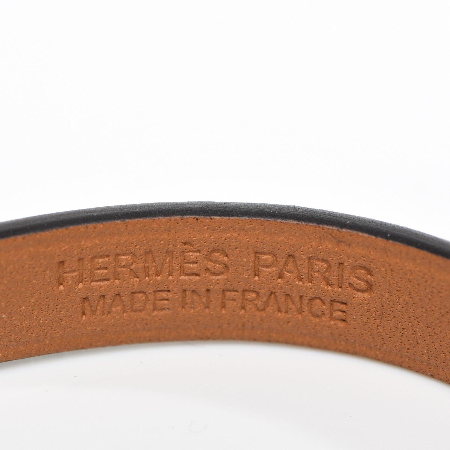 Hermes Veau Swift Micro Rivale Bracelet XS Bambou 4 of 6