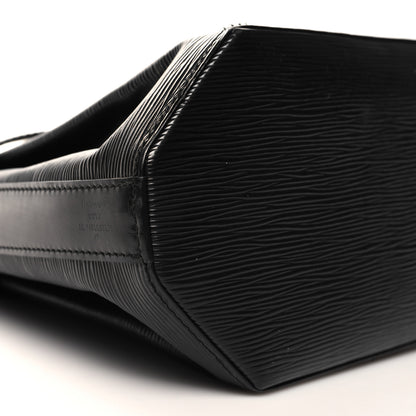Louis Vuitton Epi Sac D'epaule Black 8 of 9