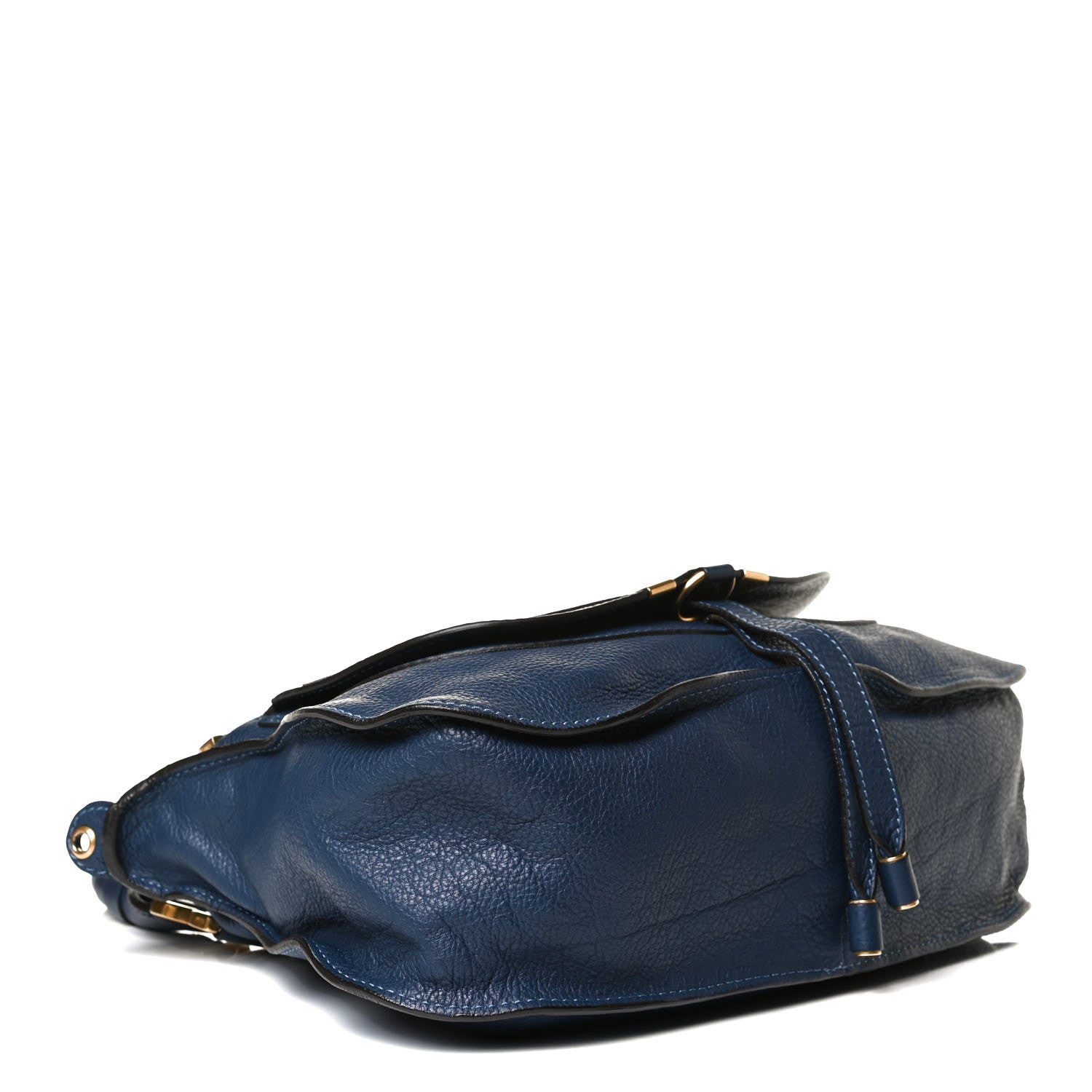 Chloe Calfskin Medium Marcie Satchel Royal Navy 4 of 13