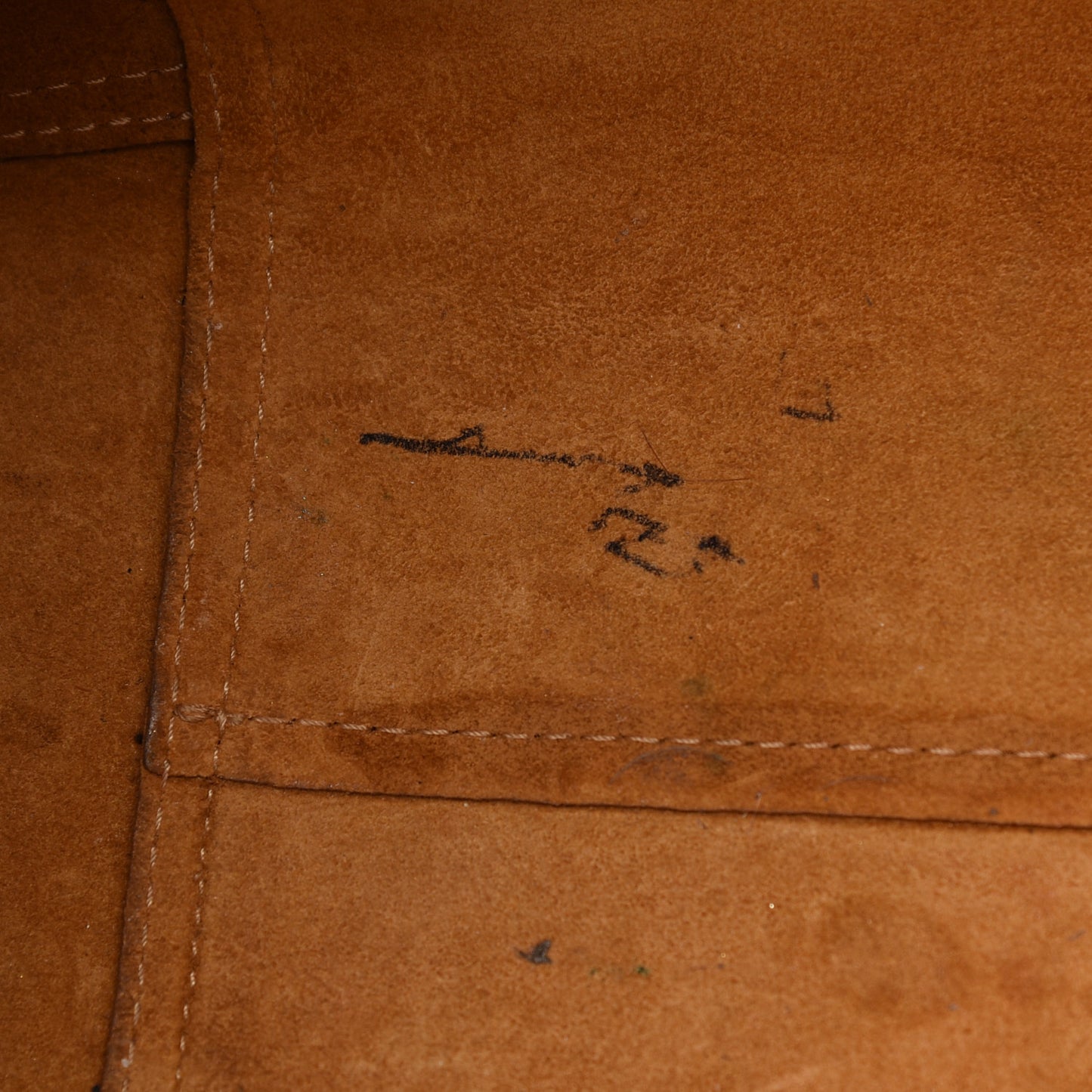 Monogram Cuir Orfevre Tote W PM Noisette