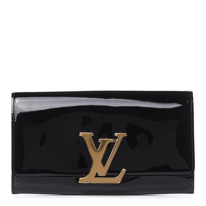 Louis Vuitton Patent Louise Clutch Black 1 of 10