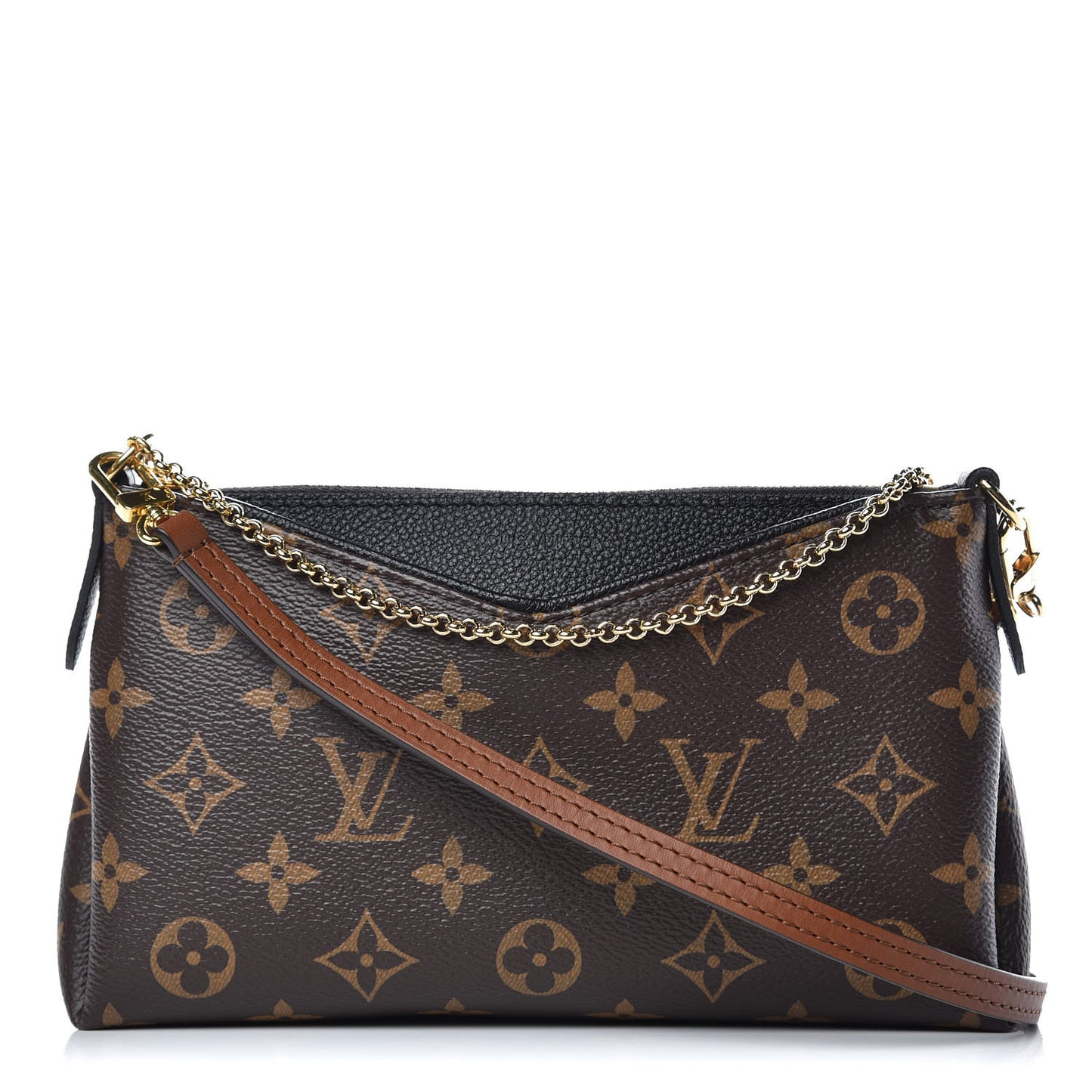 Monogram Pallas Clutch Black