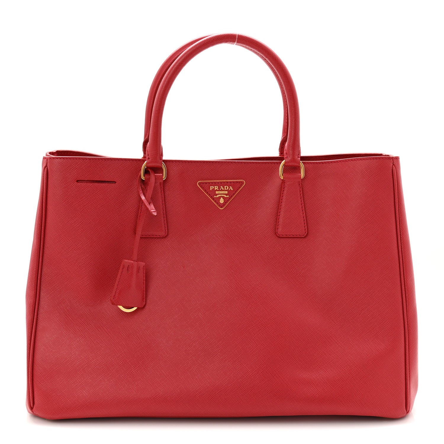 Prada Saffiano Lux Tote Large Fuoco 1 of 10