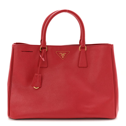 Prada Saffiano Lux Tote Large Fuoco 1 of 10
