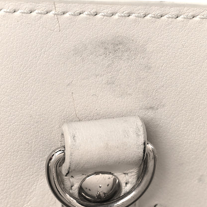 Saint Laurent Calfskin Perforated Studded Baby Sac De Jour White 11 of 11